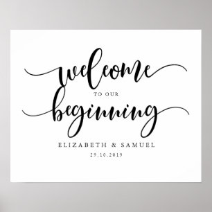 Welcome to our beginning sign Scooth black