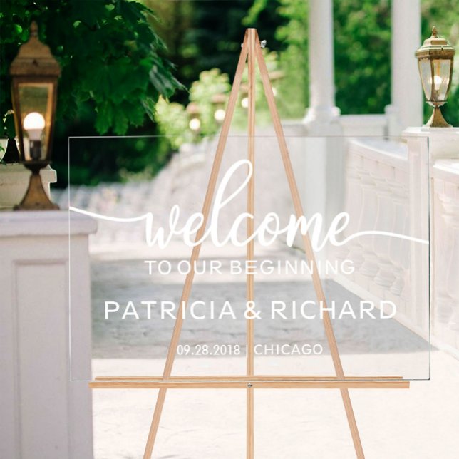 Welcome to our Beginning Wedding Welcome Sign (Creator Uploaded)