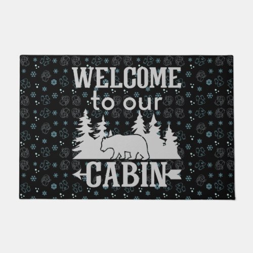 Welcome To Our Cabin  Doormat