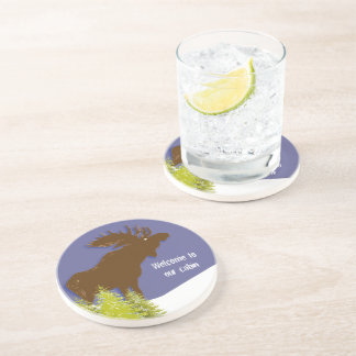 Welcome to our Cabin Moose Coasters