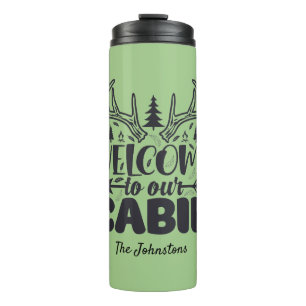Welcome To Our Cabin (Personalized) Thermal Tumbler