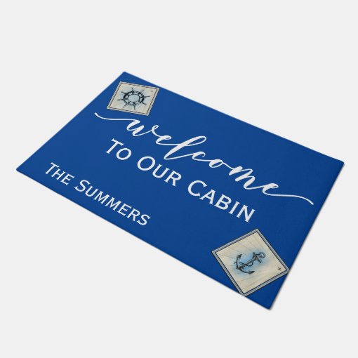 To our Cabin Stateroom Cruise Ship Doormat Zazzle