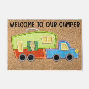 welcome To Our Camper Mat, Cute Camping Doormat