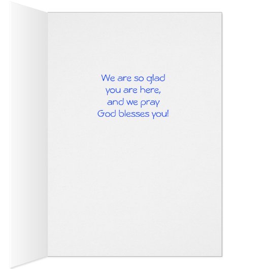 Welcome to our church (Inside (Right))