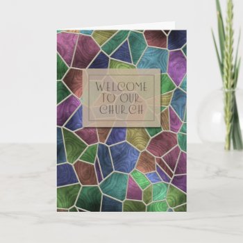 Welcome To Our Church Card by SueshineStudio at Zazzle