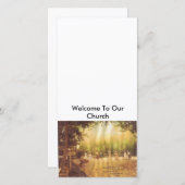 Welcome To Our Church Card (Front/Back)