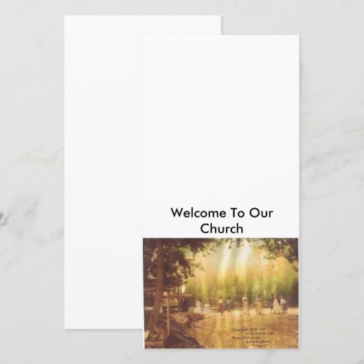 Welcome To Our Church Card (Front/Back)