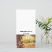 Welcome To Our Church Card (Standing Front)