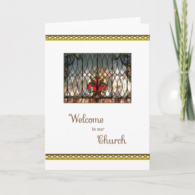 Welcome to our Church Card (Front)