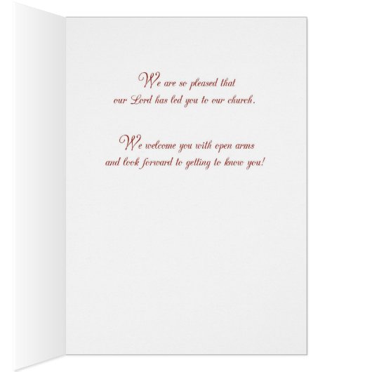 Welcome To Our Church Good Shepherd (Inside (Right))