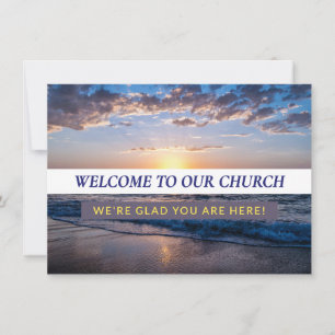 Welcome to Our Church Visitors Connection Card