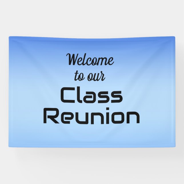 Welcome to our Class Reunion Banner (Horizontal)