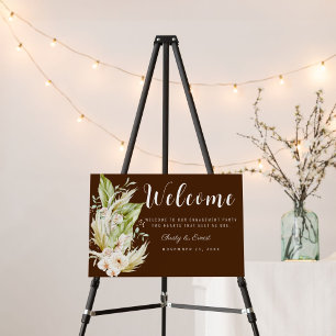 Welcome To Our Engagement Party Sign