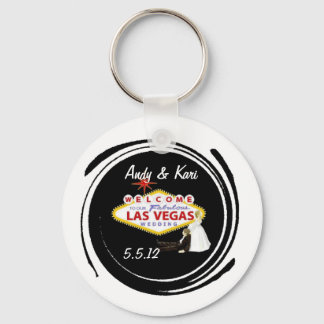 Welcome to Our Fabulous Las Vegas Wedding personal Keychain