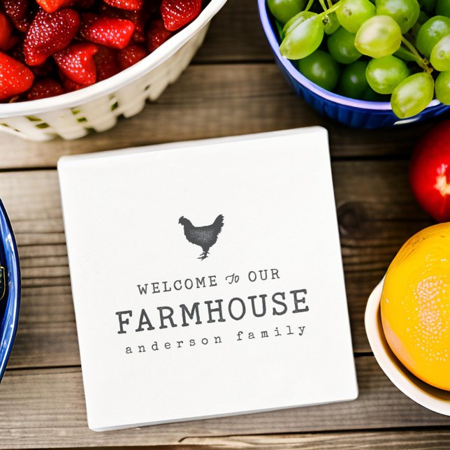 Welcome to our Farmhouse Country Rustic Chicken Napkins (Creator Uploaded)