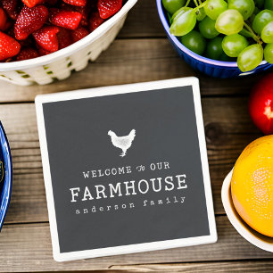 Welcome to our Farmhouse Country Rustic Chicken Napkins