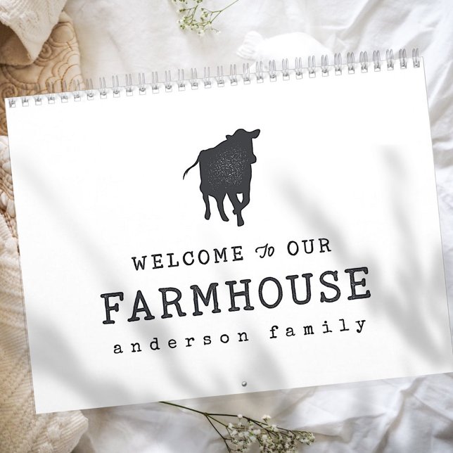 Welcome to our Farmhouse Country Rustic Cow Calendar (Creator Uploaded)