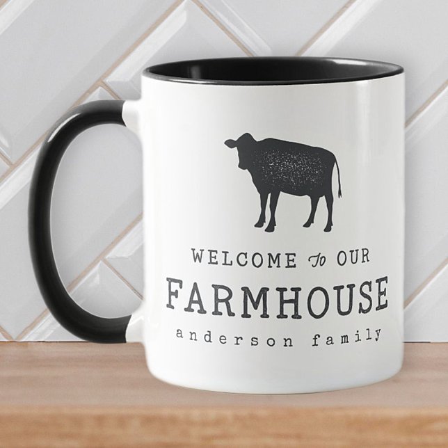 Welcome to our Farmhouse Country Rustic Cow Mug (Creator Uploaded)