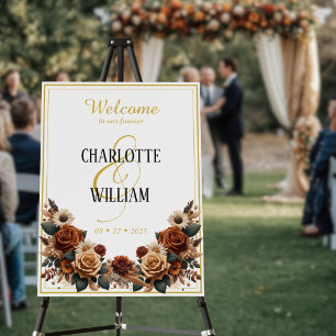 Welcome to our forever Rustic Wedding Foam Board
