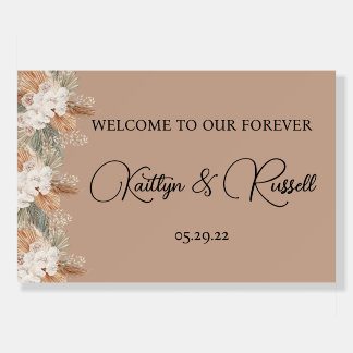 Welcome to our Forever | Welcome Wedding Sign