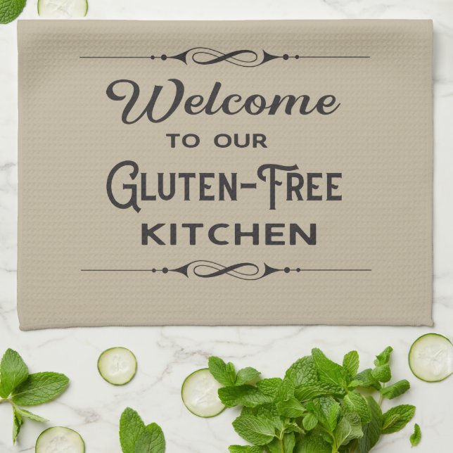Welcome to our Gluten-Free Kitchen Towel (Folded)