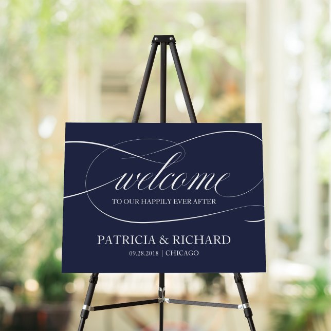 Welcome to our Happily Ever After Elegant Sign (Creator Uploaded)