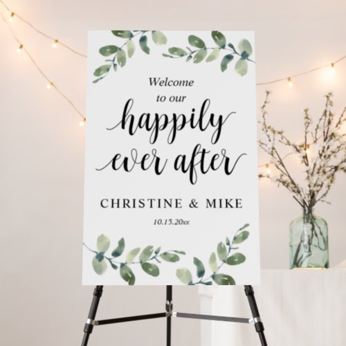 Welcome to our Happily Ever After Eucalyptus Foam Board