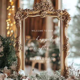 Welcome to our Happily Ever After Mirror Decal 