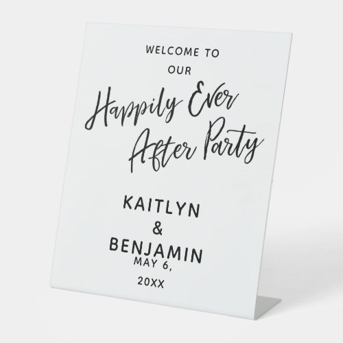 Welcome to Our Happily Ever After Party Sign