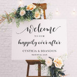 Welcome To Our Happily Ever After Wedding Sign at Zazzle