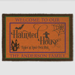 Welcome to Our Haunted House – Risk Required Fiber Doormat