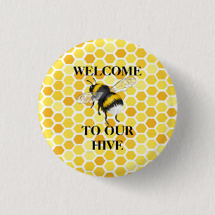 welcome to our hive button