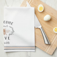 Welcome to our hive Kitchen Towels, Funny Kitchen Towel, Hand