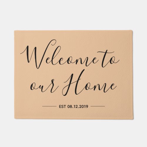 Welcome to our Home Door Mat Farmhouse Doormat