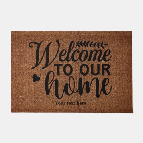 Welcome to our home doormat
