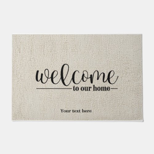 Welcome to our home doormat