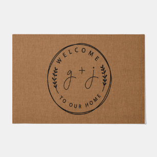 Welcome To Our Home Doormat, home decor Doormat