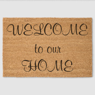Welcome to our Home Fiber Doormat