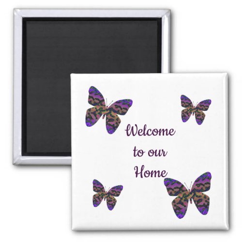 Welcome to Our Home  House Rental Welcome Magnet