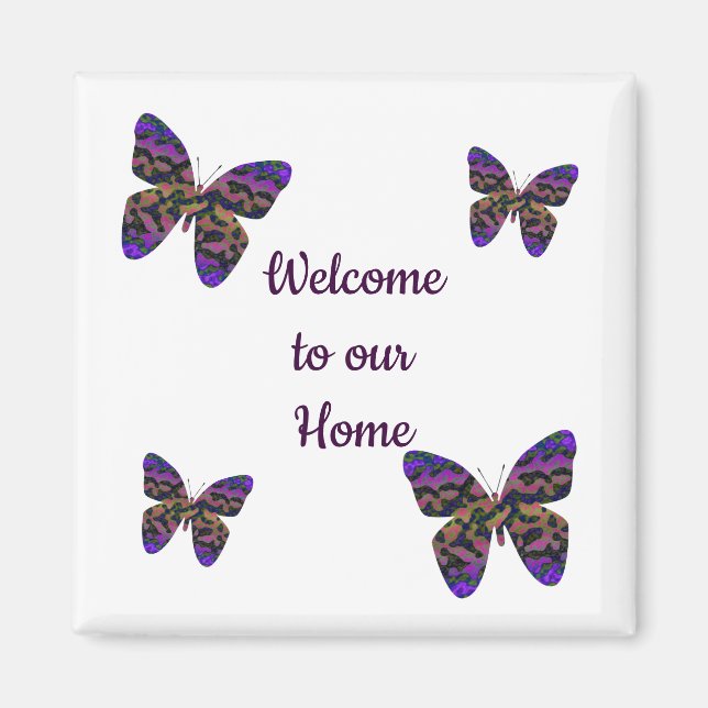 Welcome to Our Home  House Rental Welcome Magnet (Front)