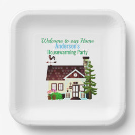Welcome to our Home / Housewarming Party Paper Plates