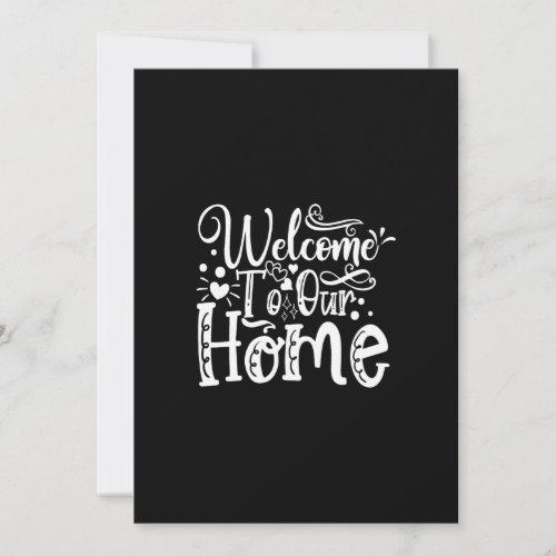 welcome to our home invitation