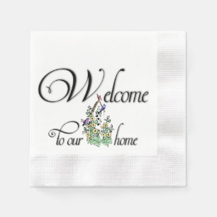 Welcome to Our Home Napkins