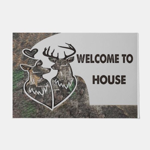 Welcome To Our House Mat Personalized Doormat