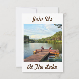 WELCOME "TO OUR LAKE HOUSE" HOUSEWARMING INVITE