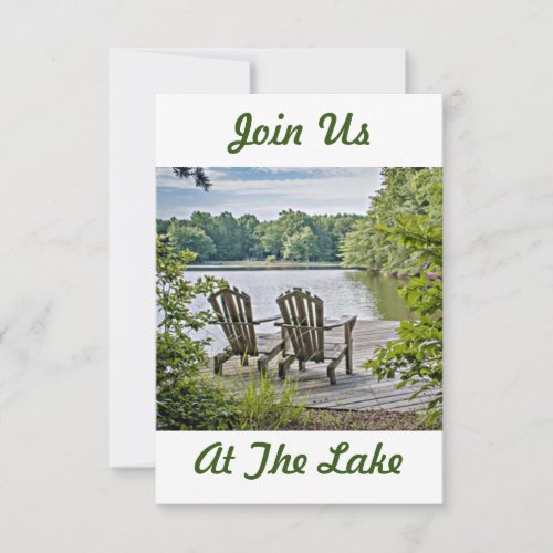 WELCOME TO OUR LAKE HOUSE HOUSEWARMING INVITE