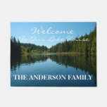 Welcome To Our Lake House Personalized Door Mat at Zazzle