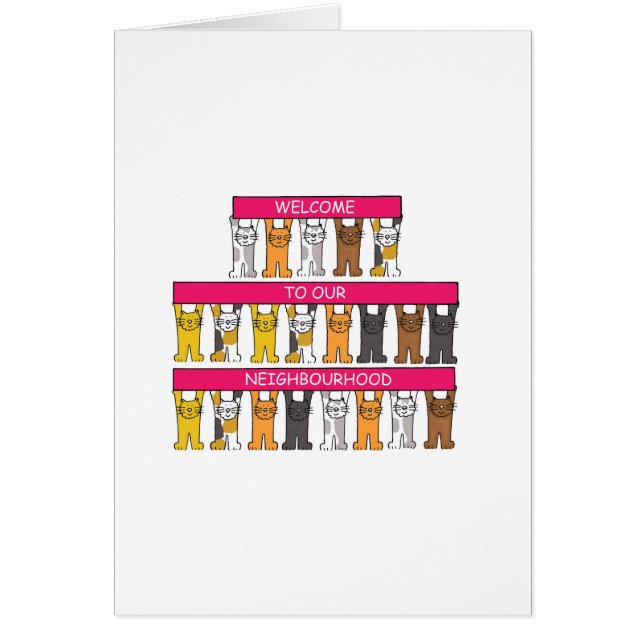 Welcome to Our Neighborhood, Cartoon Cats (Front)