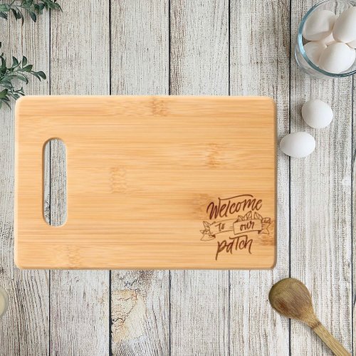 Welcome to our Patch Bamboo Wooden Cutting Board