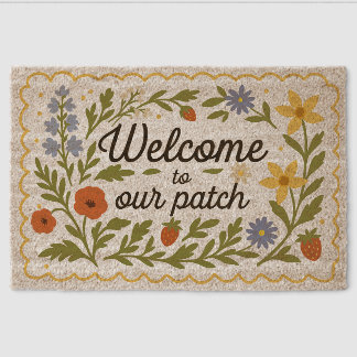 Welcome to Our Patch - Coir Mat